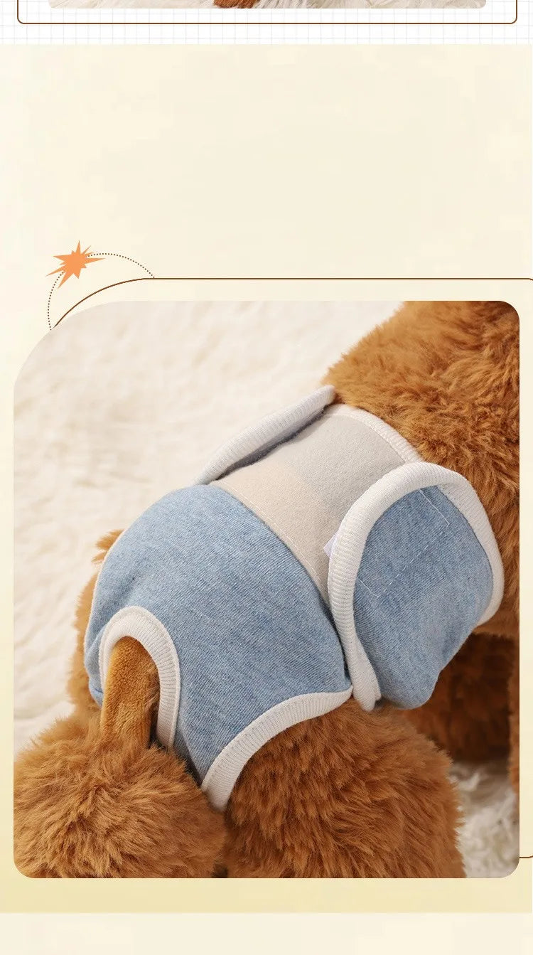 Reusable Female Dogs Diaper Pants Sanitary Female Dog Pants Diapers For Dogs Menstruation Pet Cat Physiological Shorts Girl