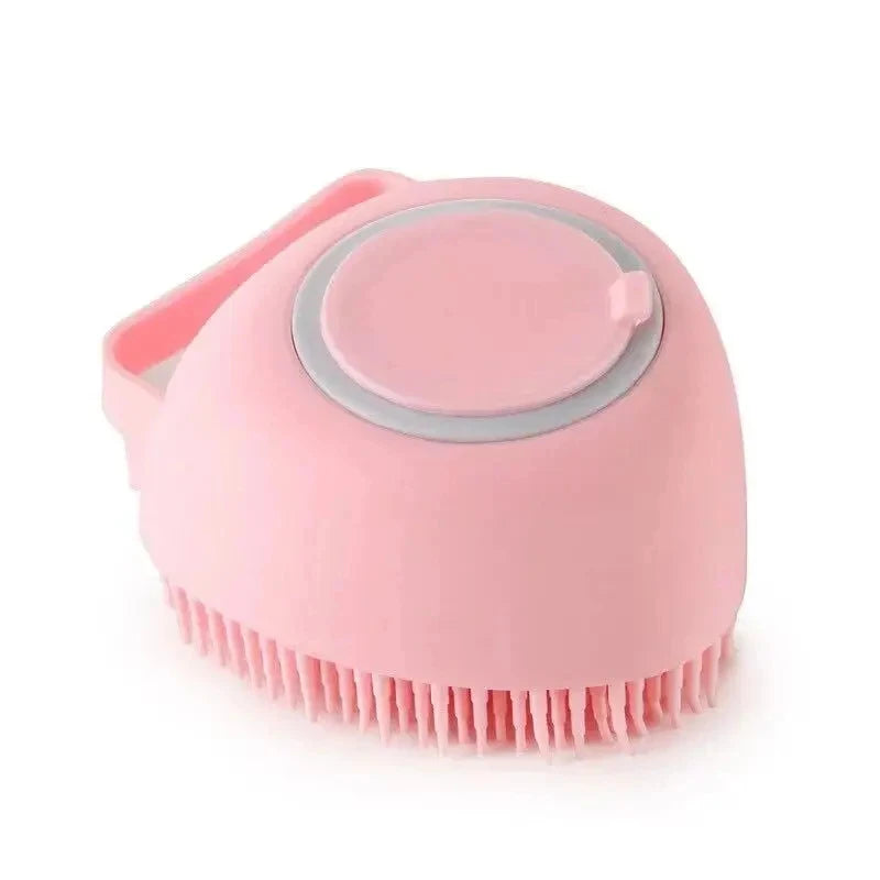 Puppy Dog Bath Accessories Pet Dog Bath Shampoo Brush Cat Grooming Massage Comb Scrubber For Bathing Short Hair Soft Silicone