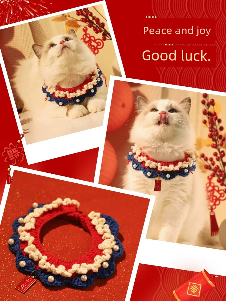 Neck Accessories Cute Bow Tie Bell Necklace Cat