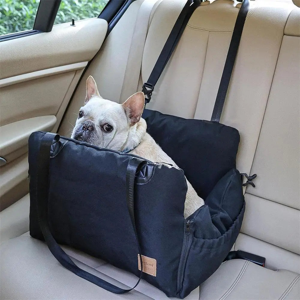 Waterproof Dog Car Seat Cover Thick Pet Nest Cushion Handbag Detachable and Washable Ultra Soft Portable Cat Dog Car Travel Bed