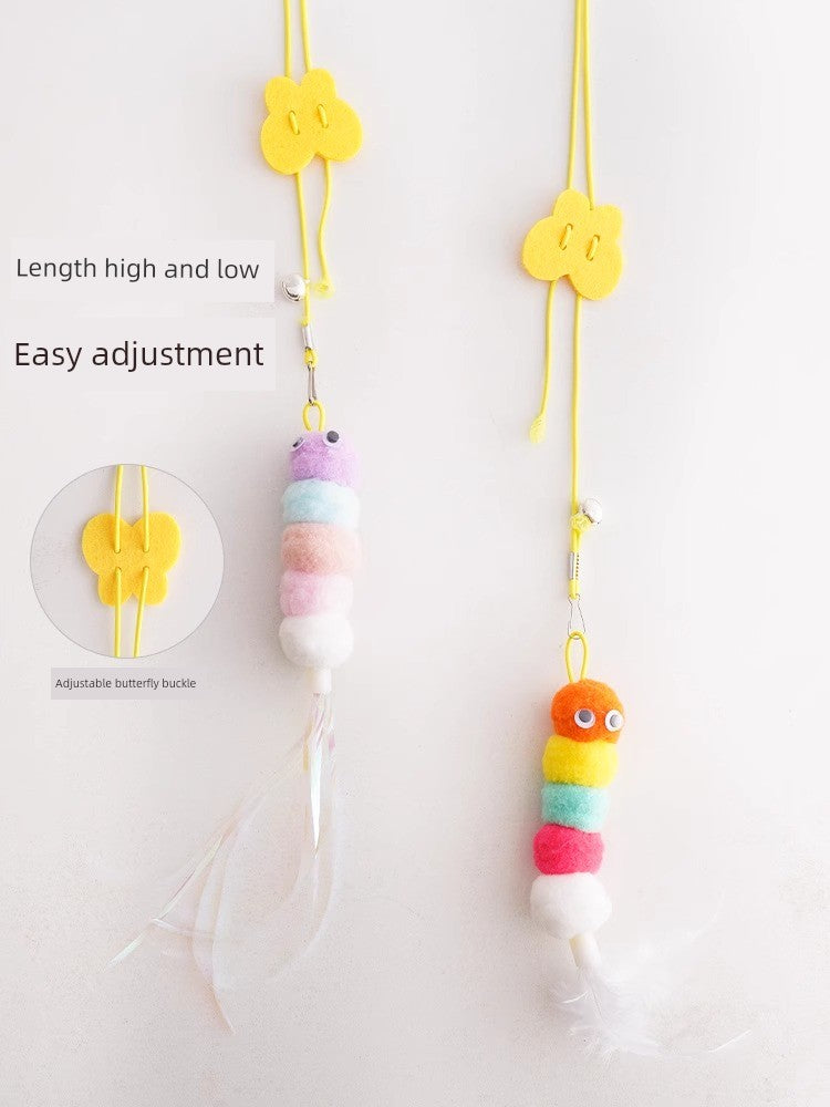 Self-Hi Relief Elastic Bell Little Mouse Cat Toy