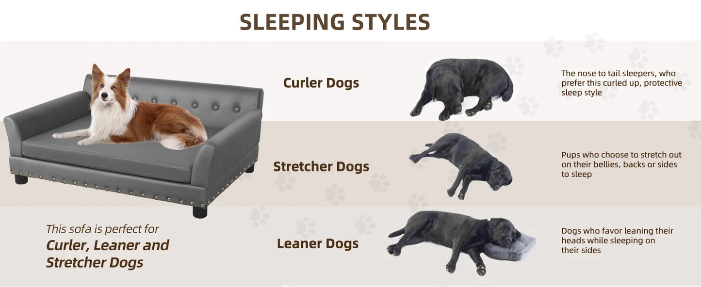 Comfortable Dog Couch, Modern and Stylish Dog Sofa