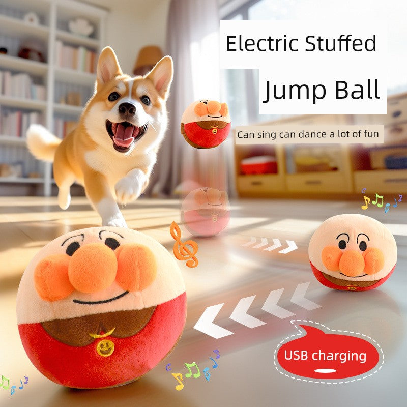 Self-Hi Relieving Stuffy Electric Jumping Ball Corgi Consumption Dog