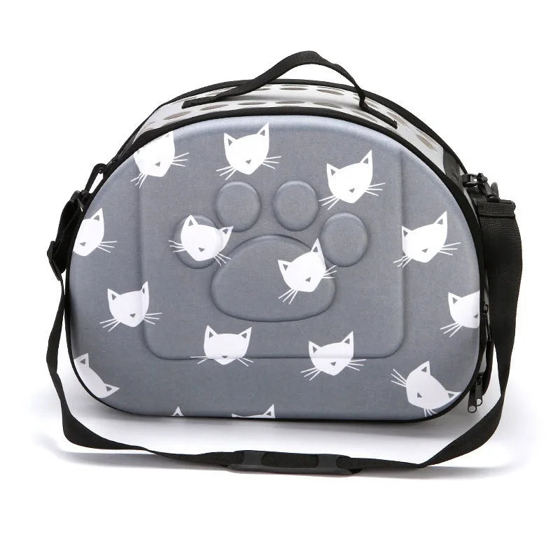 Portable Folding Breathable EVA Backpack for Pets, Cute Bag for Cats and Dogs, Outside the Household, Fashion