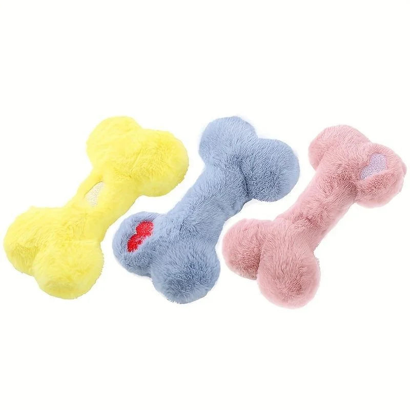 Dog Toy Bone Shape Pet Plush Toys Dog Interactive Toys Cat Toy Pet Supplies