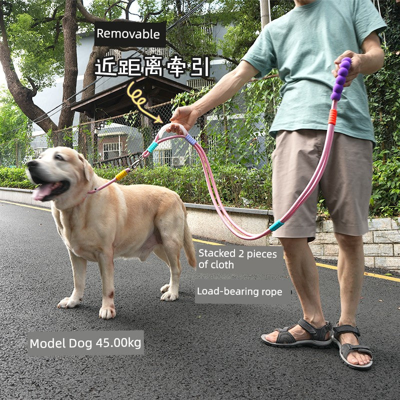 Double-Layer Large Dog Harness Pull-Resistant Explosion-Proof