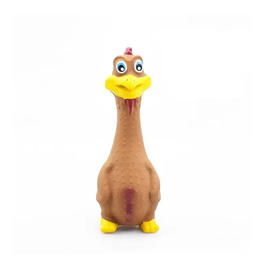 Squeaky Dog Rubber Toys Dog Latex Chew Toy Chicken Animal Bite Resistant Puppy Sound Toy Dog Supplies For Small Medium Large Dog