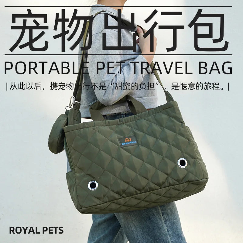 Pet Carrier for Small Dogs Winter Cat Bags Cotton Travel Dog Bags Portable Safety Dog Carrier Bag Cat Backpack