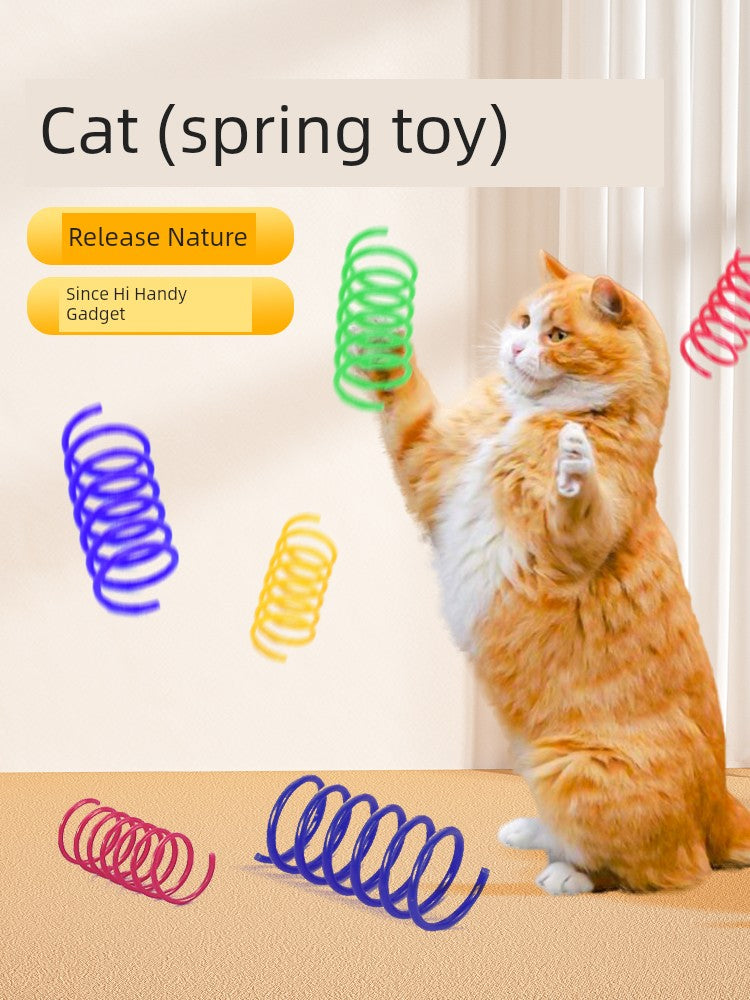 Spring Relieving Stuffy Handy Gadget Consumption Bite-Resistant Interactive Cat