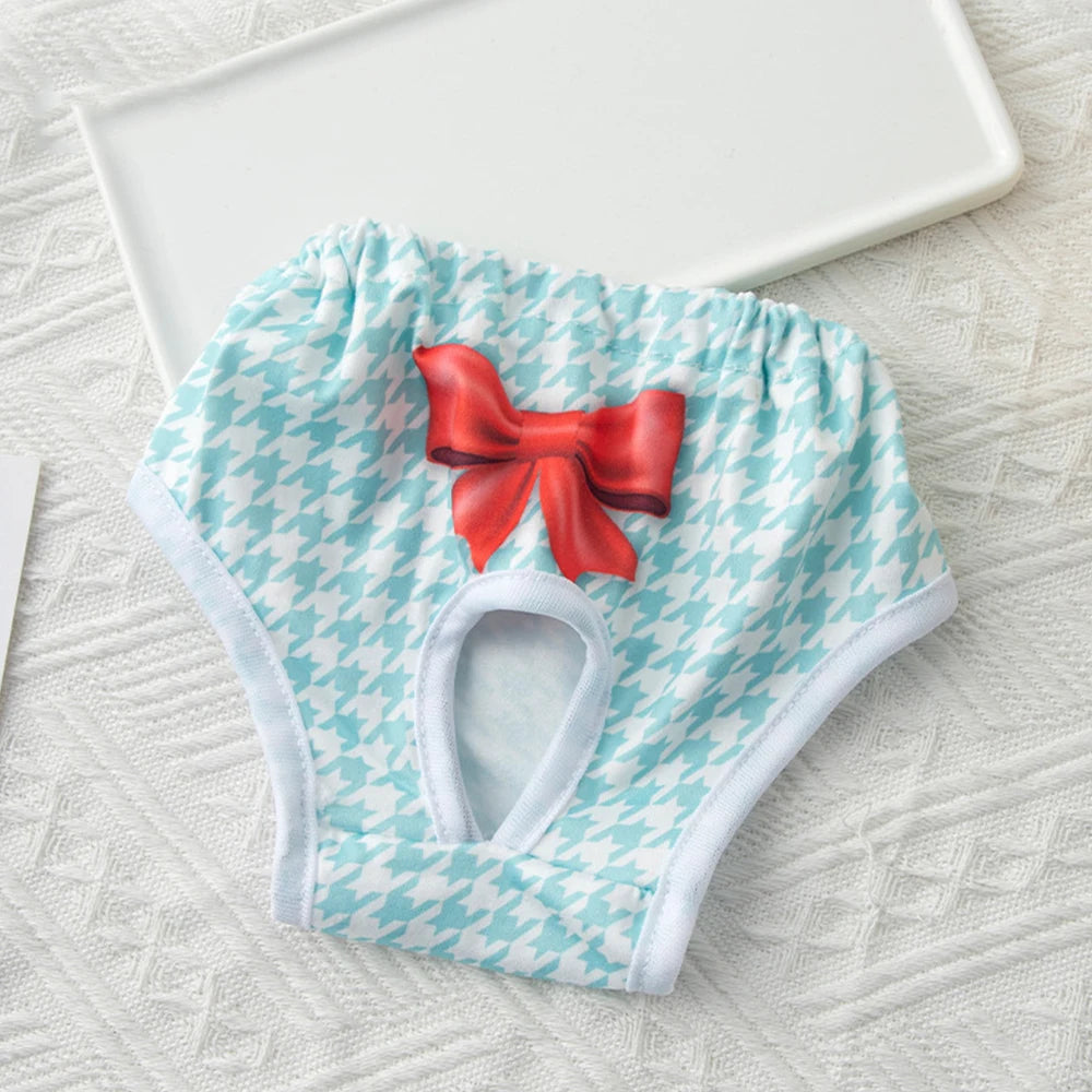 Princess Pet Panties Dog Clothes Menstrual Pants Flower Dog Diaper Female Puppy Physiological Pants Pet Physiological Pants