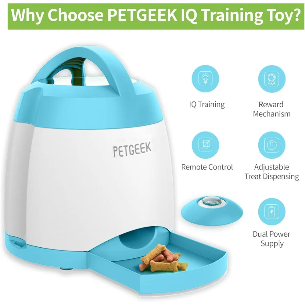 Automatic Dog Treat Dispenser, Interactive Dogs Toys Treat Dispensing, Electronic Dog Puzzle Toys, Pet Toys, Automatic Feeders