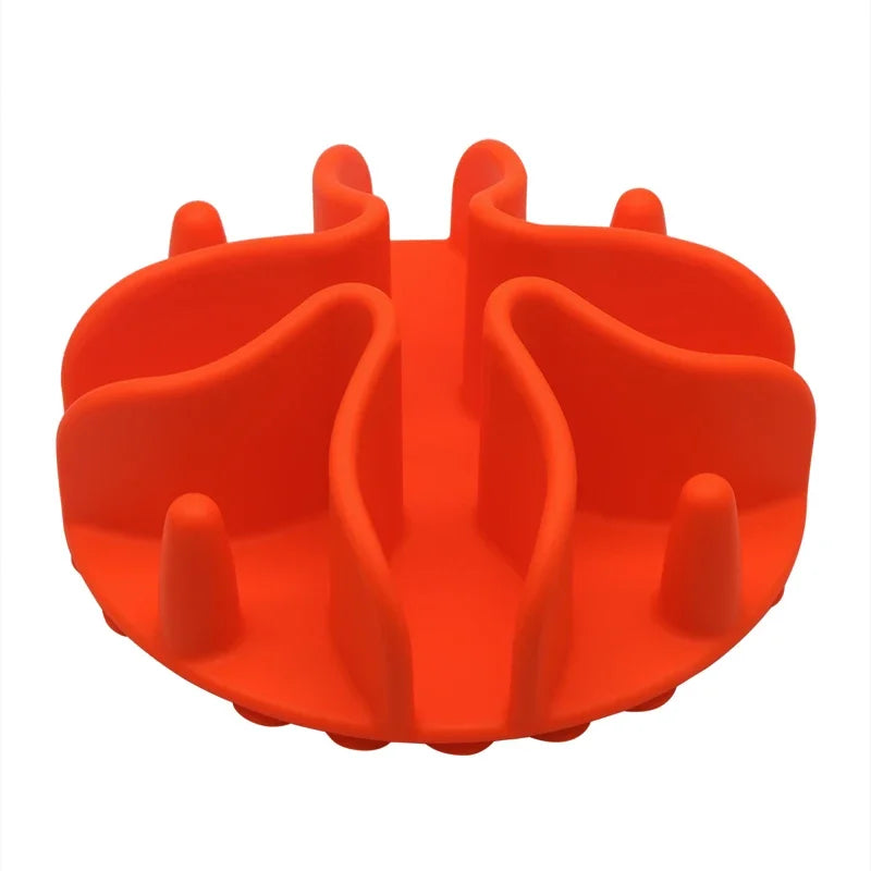 Silicone Spiral Slow Feeder Insert with Strong Suction Cup for Small Medium Large Dogs Feeding Bowl Pet Products