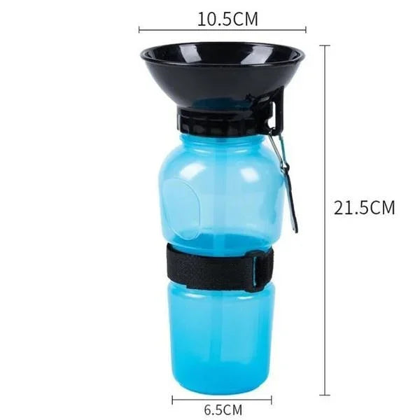 500ml Outdoor Portable Pet Dog Water Bottle Extrusion Large Dog Travel Water Cup Drinking Water Feeder Bowl for Dog Cat