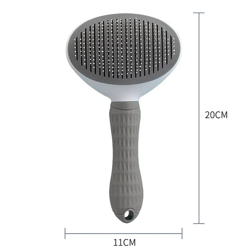 Brosse à poils pour chien et chat, peigne pour éliminer les poils d'animaux, brosse pour chiens, chats, chiots, chatons, outils de toilettage, accessoires pour chiens, fournitures pour animaux de compagnie