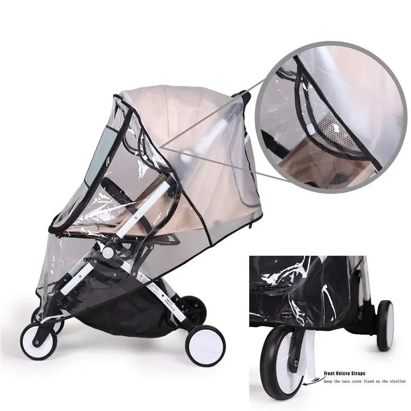 For All Kinds of Cat Dog Cart Foldable Outdoor Pet Cart Cover Dog Cat Carrier Stroller Cover Stroller Rain Cover Cart Rain Cover