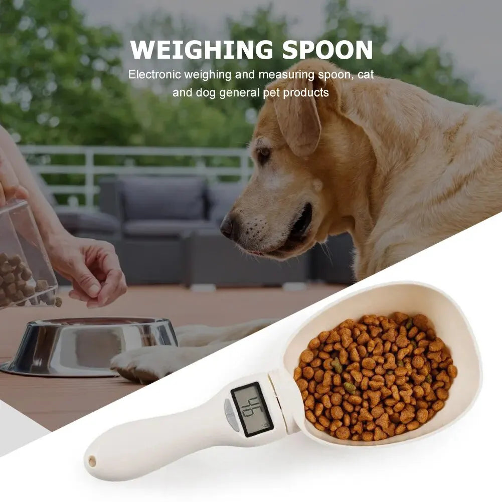 Household pet measuring cup, cat food, dog food, feeding metering spoon scale, shovel feeding, 800g/1g spoon scale