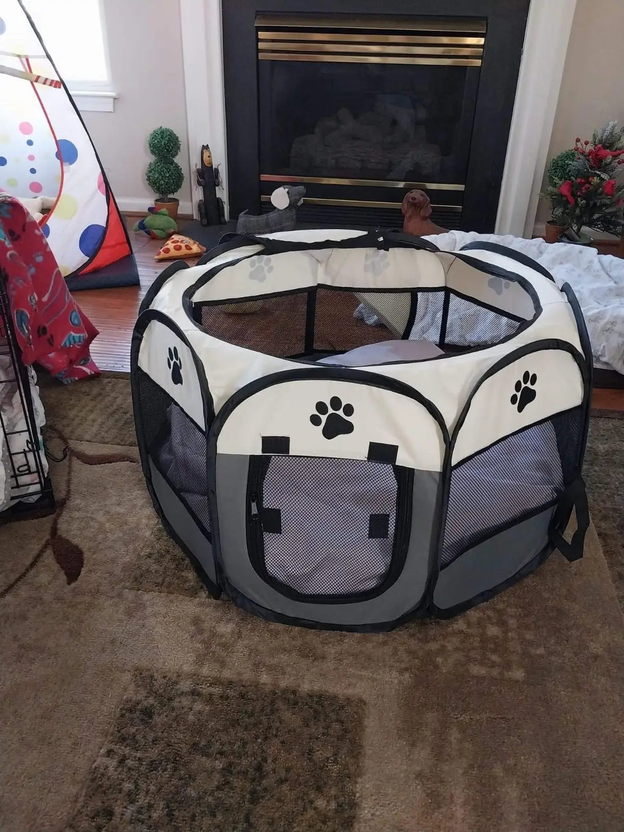 Tente pliable pour chat, cage pour animaux de compagnie, clôture, parc pour chien, maison d'extérieur pour animaux de compagnie pour petit et grand chien, chenil pour chat, abri portable pour chiots