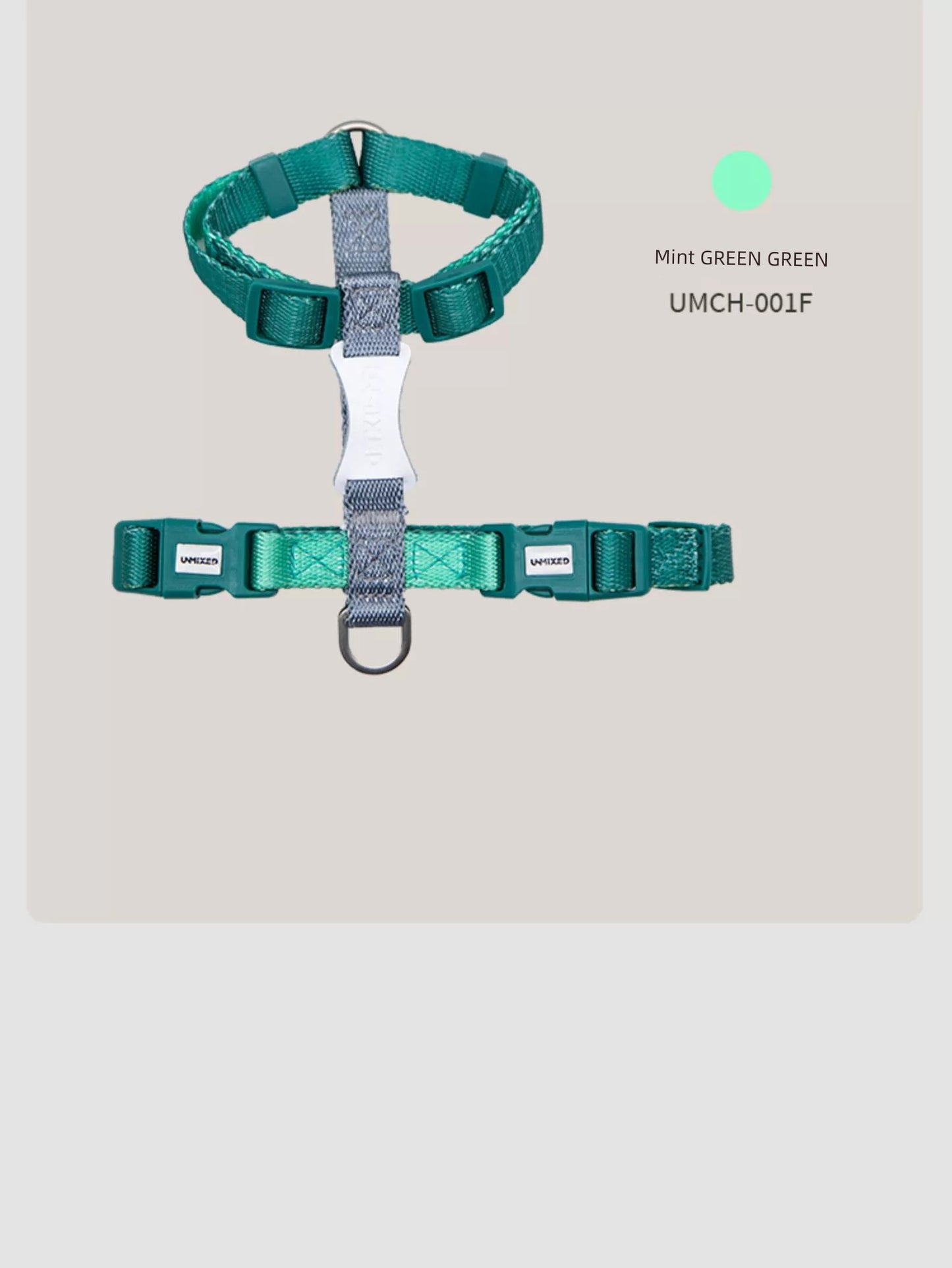 Unmixed Contrast Color I-Shaped Dog Walking Cat Chest Strap