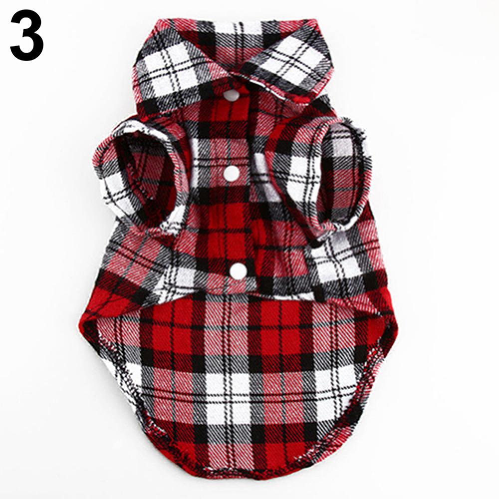 Small Dog Jacket dog clothes Pet Plaid Shirt Lapel Coat Cat Jacket Clothes Costume Tops dog accessories одежда для собак 2021