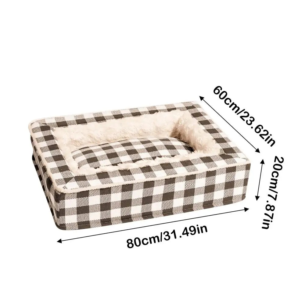 Dog Bed Pet Soft Couch Washable Dog Bed Dog Furniture Removable Dog Beds Puppy Sleeping Bed For Small Medium Large Pets