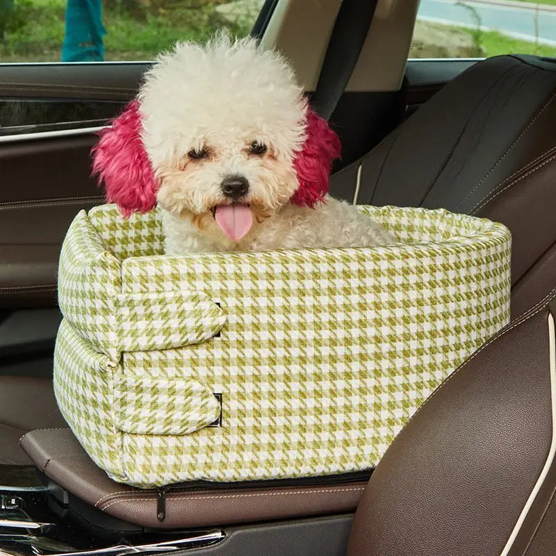 Pet-specific car seats, car central control cat bag and dog kennel, travel handbags for cats and dogs