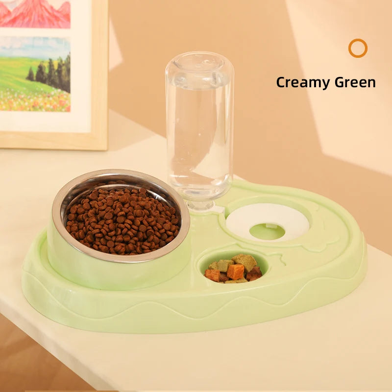 HOOPET Cat Bowl Small Dog  Food Feeding Water Drinking Bowls Set for Cats Dogs Pet Feeder Drinker Bowls Pet Supplies