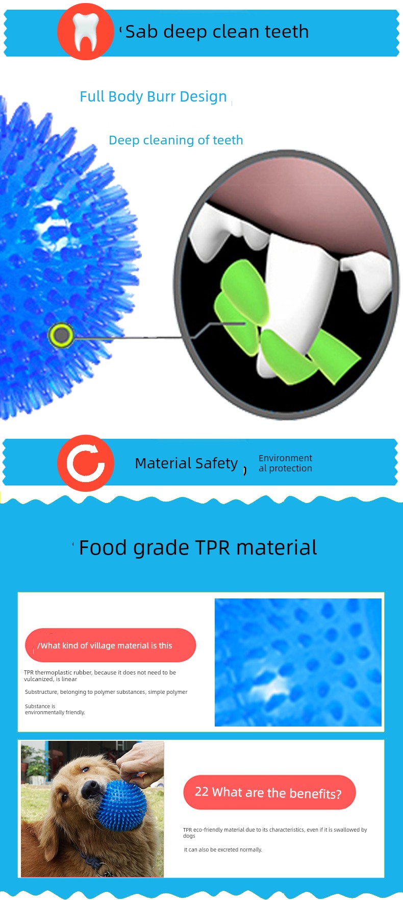 Sound Cleaning Elastic Ball