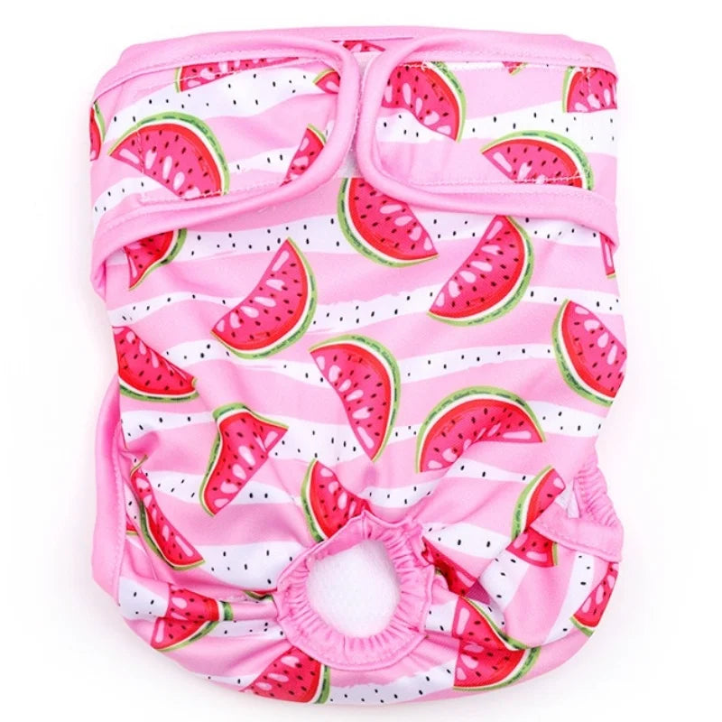 Washable Female Dog Diapers Reusable Dog Panties Menstruation Pet Physiological Safety Pants Adjustable Cat Diapers Pet Supplies