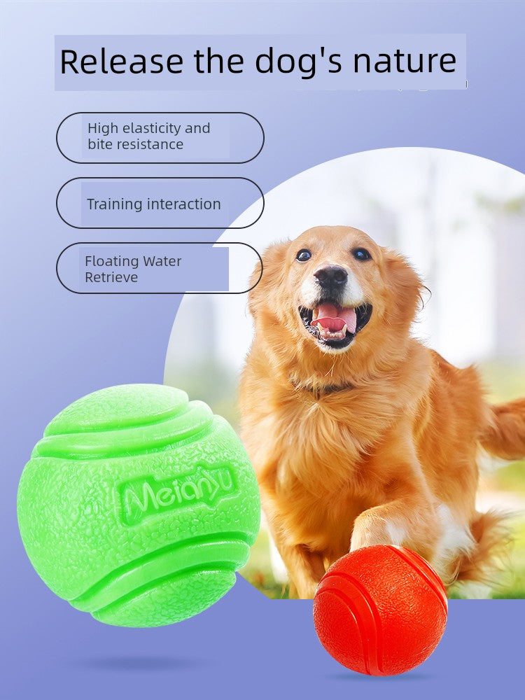 Toy Ball Bite-Resistant Molar Elasticity Relieving Stuffy Dog