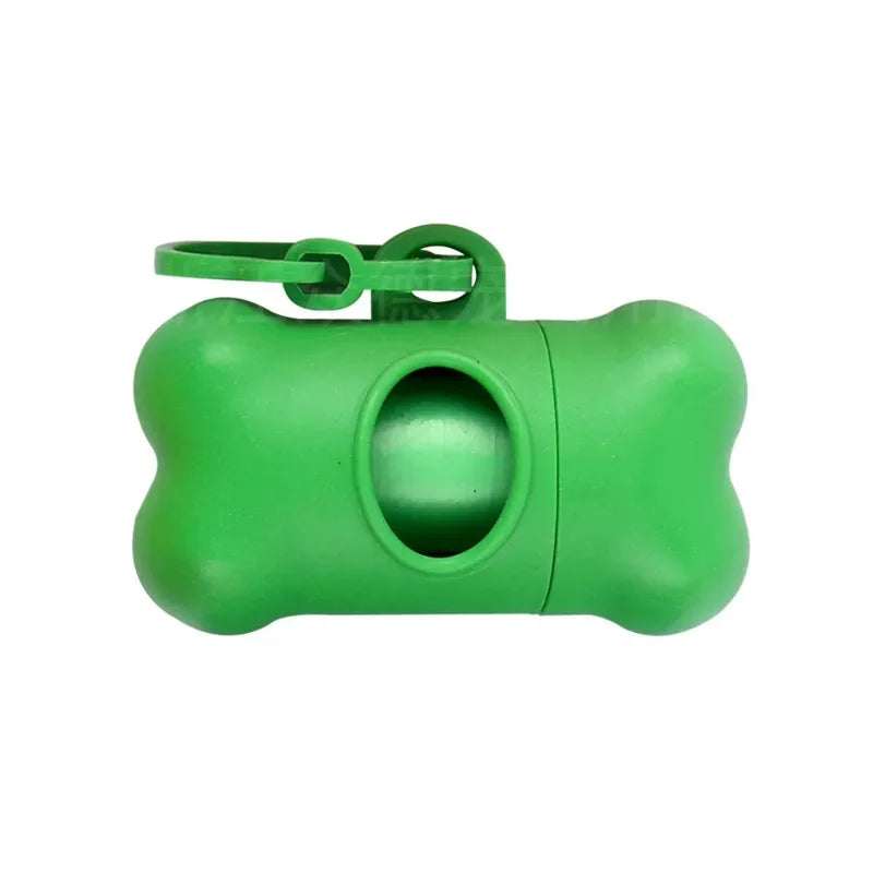 1pc Bone Shaped Bag Dispenser Disposable Pet Dog Waste Bag Holder Plastic Garbage Bag Case Carrier Disposal Poop Bag Dispenser