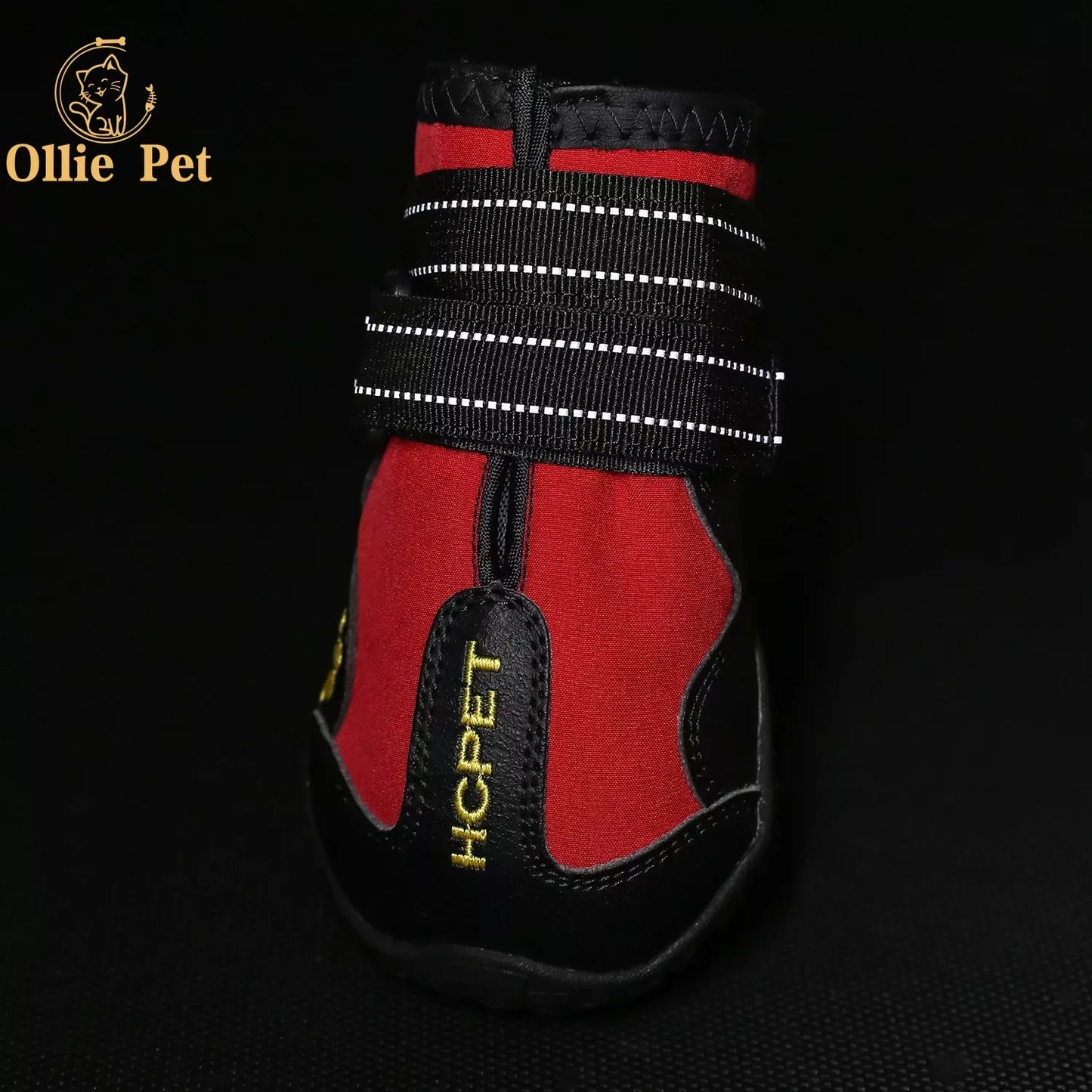 Dog Shoes Waterproof Anti-Slip Rain Boots Warm Snow Reflective for Small Large Pet Sports Training Protect Pet Feet 4pcs