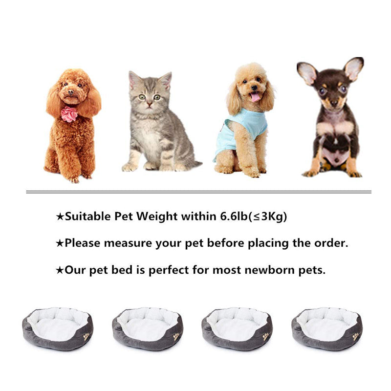 Pet Dog Sofa Bed Provides Warmth For Small Dogs Cat And Dog Mattress Pet Kennel Thickened Washable Plush Pet Supplies