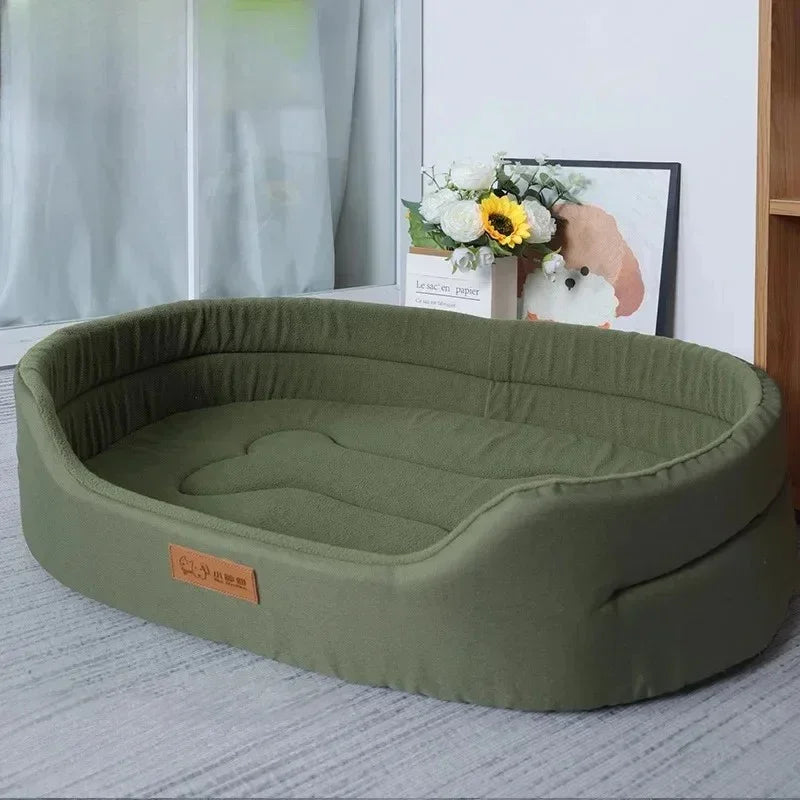 Double Sided Dog Bed Big Size Extra Large Dogs House Sofa Kennel Soft Fleece Pet Dogs Cats Winter Warm Bed S-2XL Pet Accessories