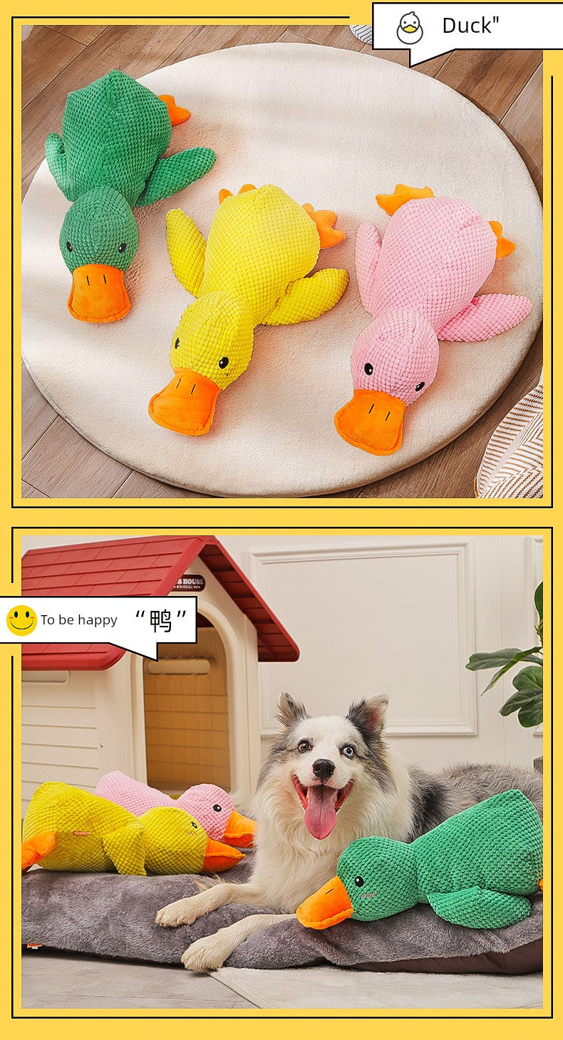 Small Yellow Duck Relieving Boredom Handy Gadget Corgi Pet Dog Dog