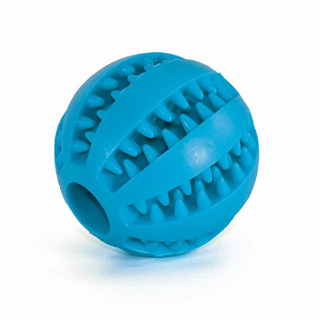 Silicone Pet Dog Toy Ball Interactive Bite-resistant Chew Toy for Small Dogs Tooth Cleaning Elasticity Ball Pet Products 5/6/7cm