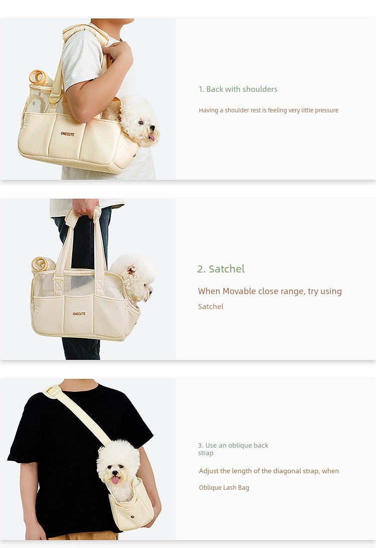 Onecute Breathable Small Dog Portable Pet Bag