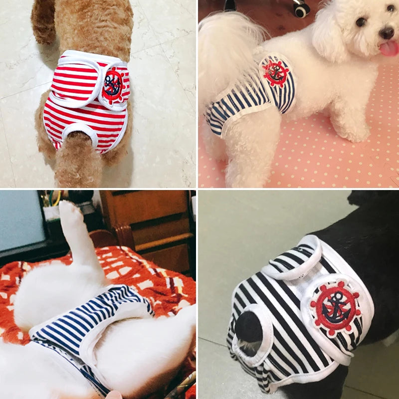 Diapers for Female Dogs Menstruation Underwear Diaper Panties for Dogs Tech From Terek Reusable Hygienic Panties for Dog Protect