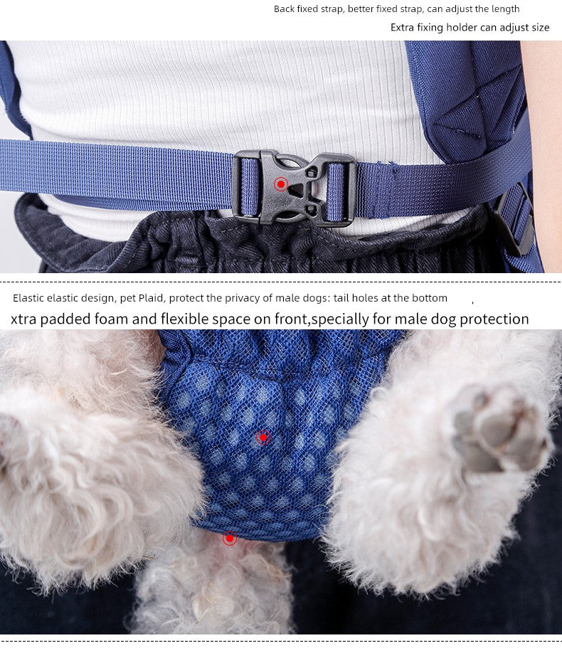 Dog Small and Medium-Sized Dogs Portable Teddy Pet Backpack