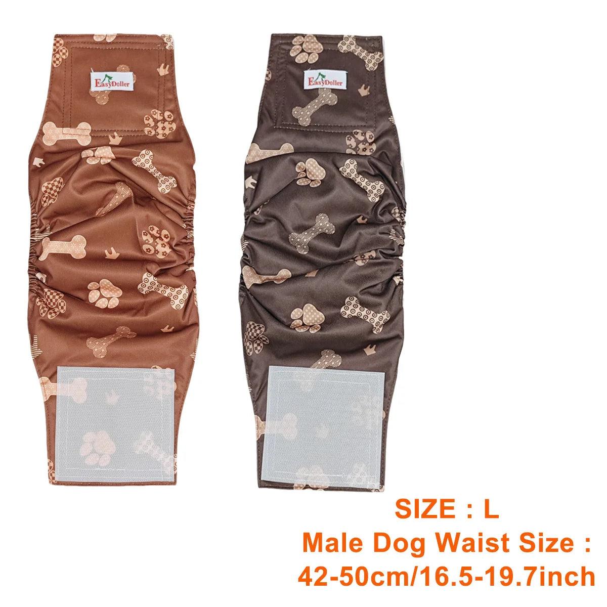 2 Pack Washable Male Dog Diaper Reusable Pet Sanitary Panties Nappy Belly Band Wrap For Incontinence And Training Dogs Diapers