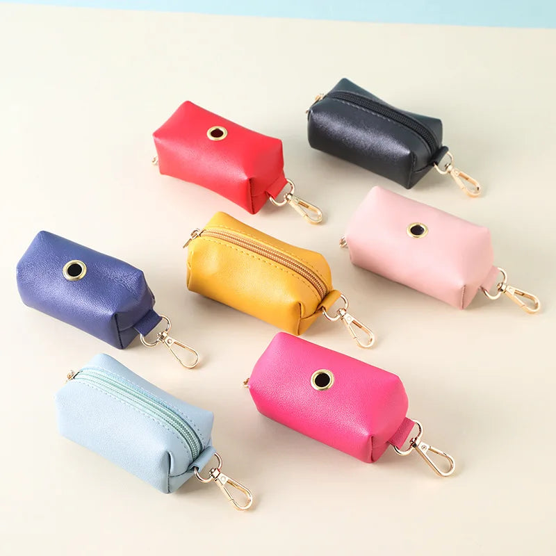 Spot Outdoor Portable Pet Dog Poop Bag Dispenser Pickup Bag Can Hang Traction Rope Dog Garbage Bag Storage Bag Pet Supplies