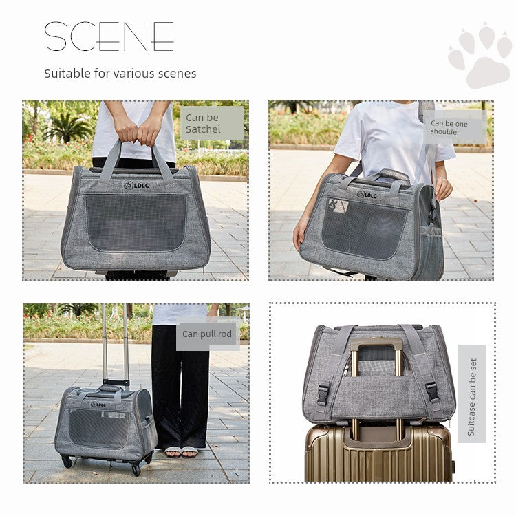 Anti-Scratch Crossbody Super Breathable Outerwear Teddy Pet Bag