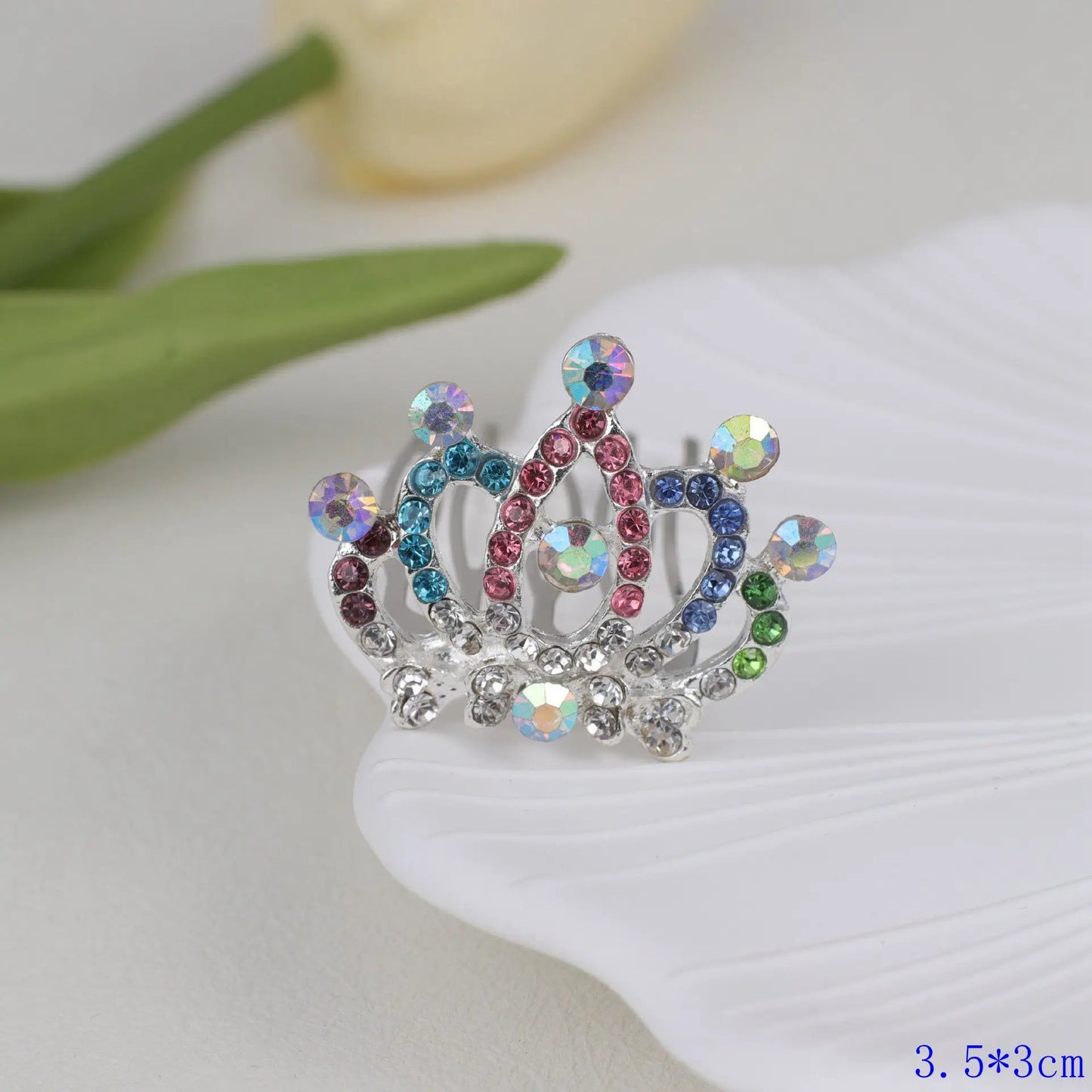 1/5pcs Bling High-grade Pet Hair Clip Crown Diamonds Hair Ornament Teddy Dog Cat Cute Pet Hairpin Puppy Hair Grooming Accesorios