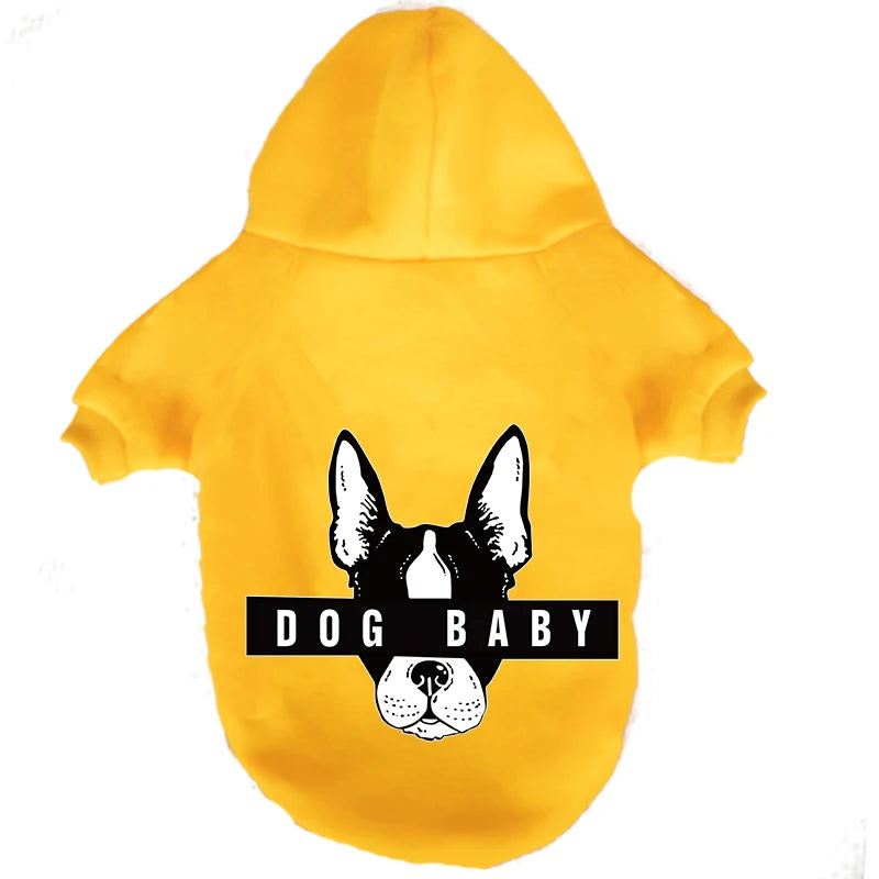 Dog Clothing Autumn Winter Dog Sweater Warm Pet Clothing Fadouke Clothing Fashion Brand Dog Coat Small Dog