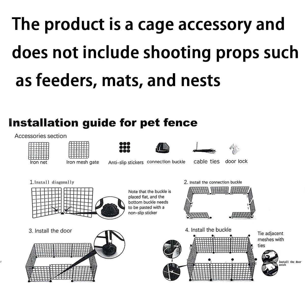 Blue pet fence Small dog indoor home isolation fence Dog kennel Corgi Pomeranian teddy cage fence