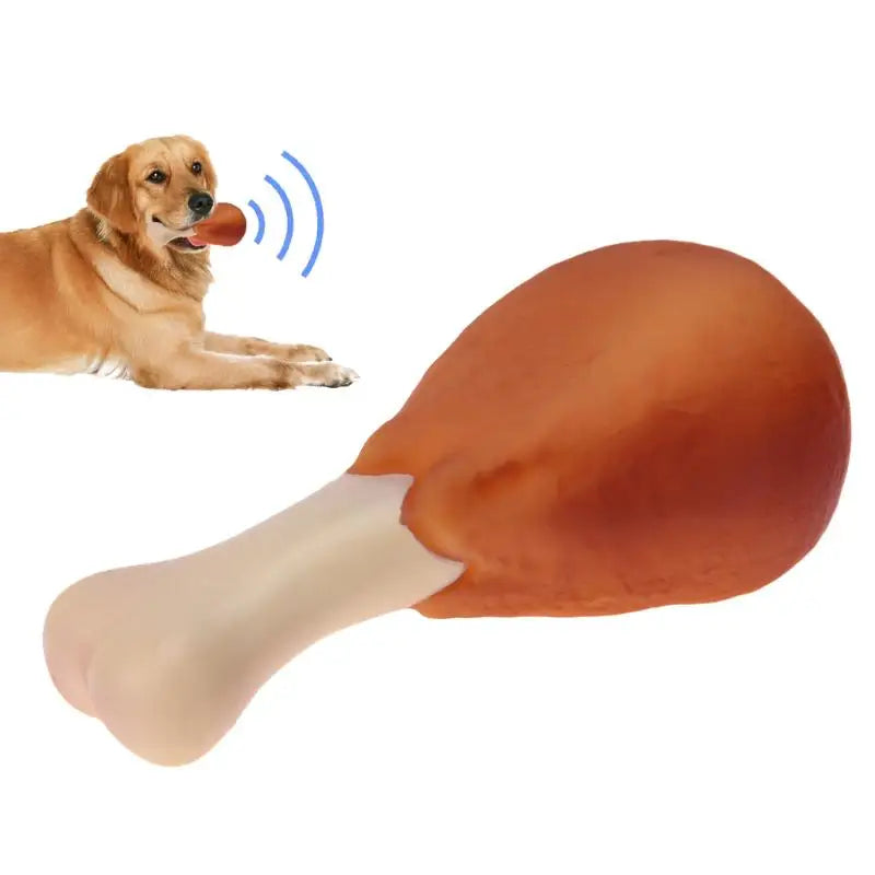 Jouet pour chien en caoutchouc avec patte de poulet et son couineur pour chiot, jouet à mâcher interactif pour chiot, chat, fournitures pour animaux de compagnie, produits pour chiens, cadeau