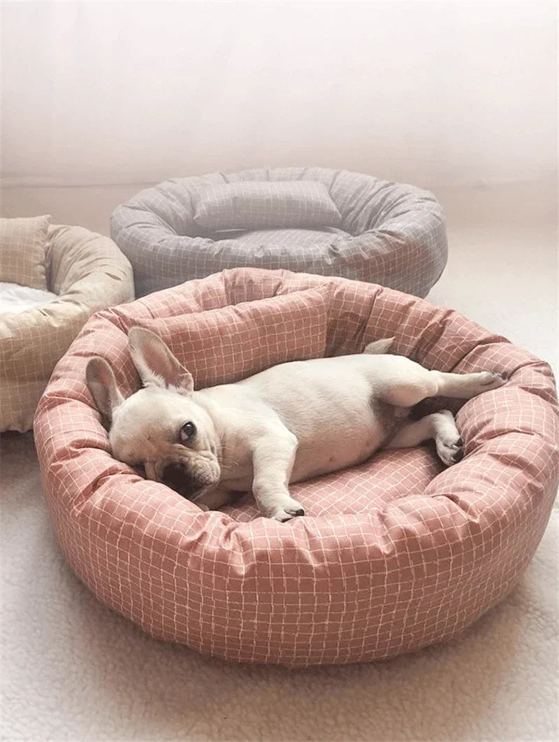 Pets Dogs Accessories Warm Pet Plush Beds Fluffy Dog Small for Winter Big Cushion Cushions Bed Cats Basket Baskets Puppy Mat Bed