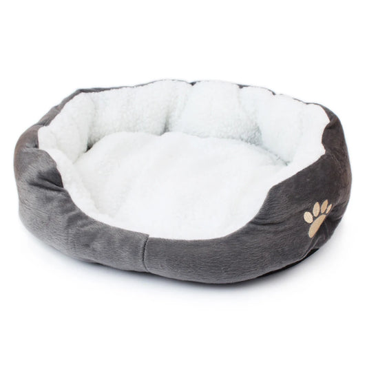 Lit pour chien et chat Lit pour animaux de compagnie avec lit et canapé en coton PP épais Convient pour les petits chiots et chats