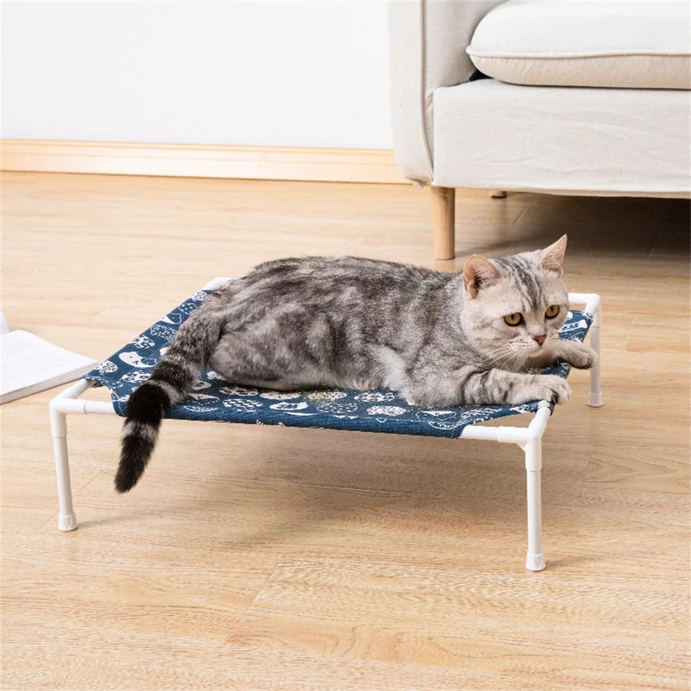 Cat Hammocks Bed Camping Bed Universal Pet Kitten Standing Bed Removable Breathable for Cat Small Dog Durable Beds