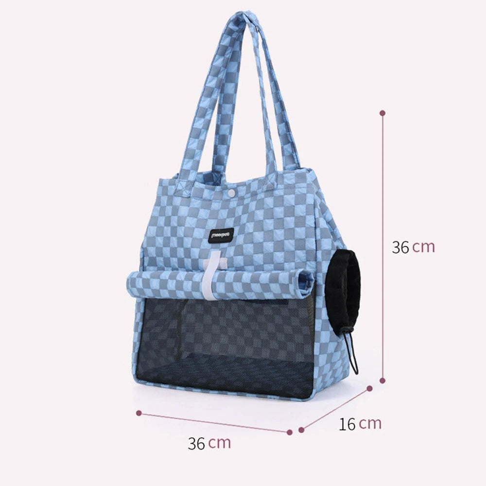 Portable Pet Bag Cat Shoulder Bag Outdoor Breathable Carrying Travel Bag For Small Mini Dog