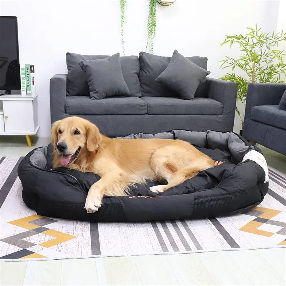 Waterproof XXL XL L Orthopedic Sofa Dog Bed Pet Mat Kennel Washable Pet Puppy Basket Cushion Removable fr Small Medium Large Dog